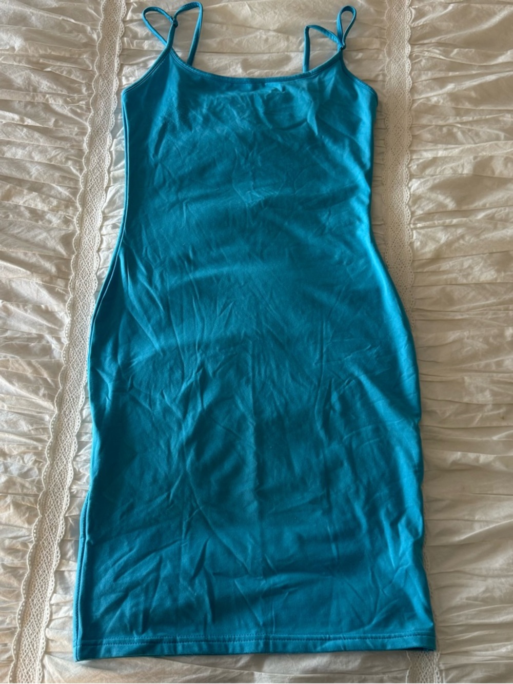 Blue Bodycon Going Out Dress